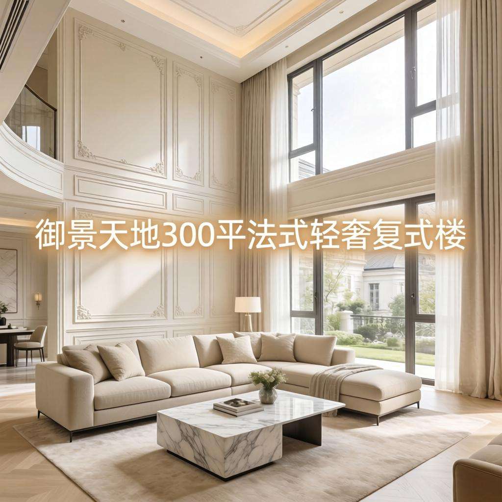 御景天地300平法式轻奢复式楼