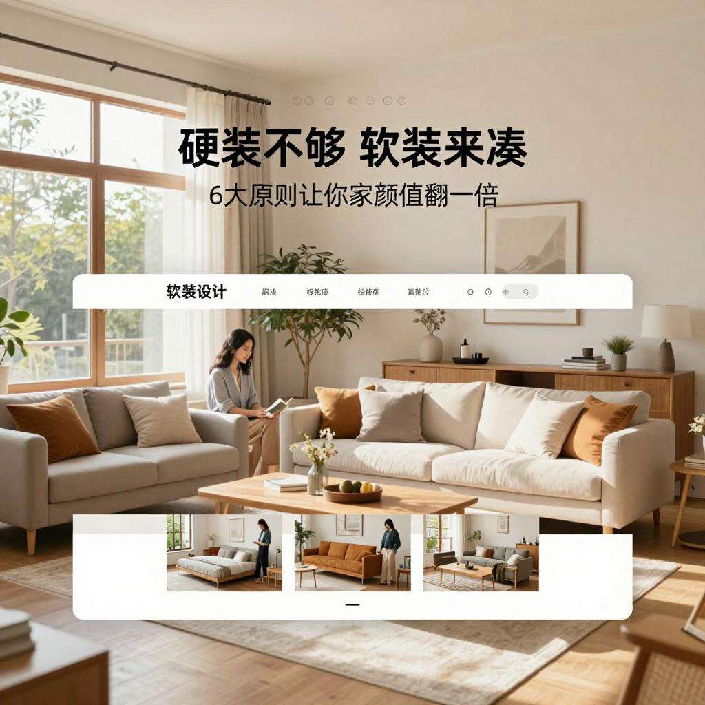 硬装不够 软装来凑 6大原则让你家颜值翻一倍