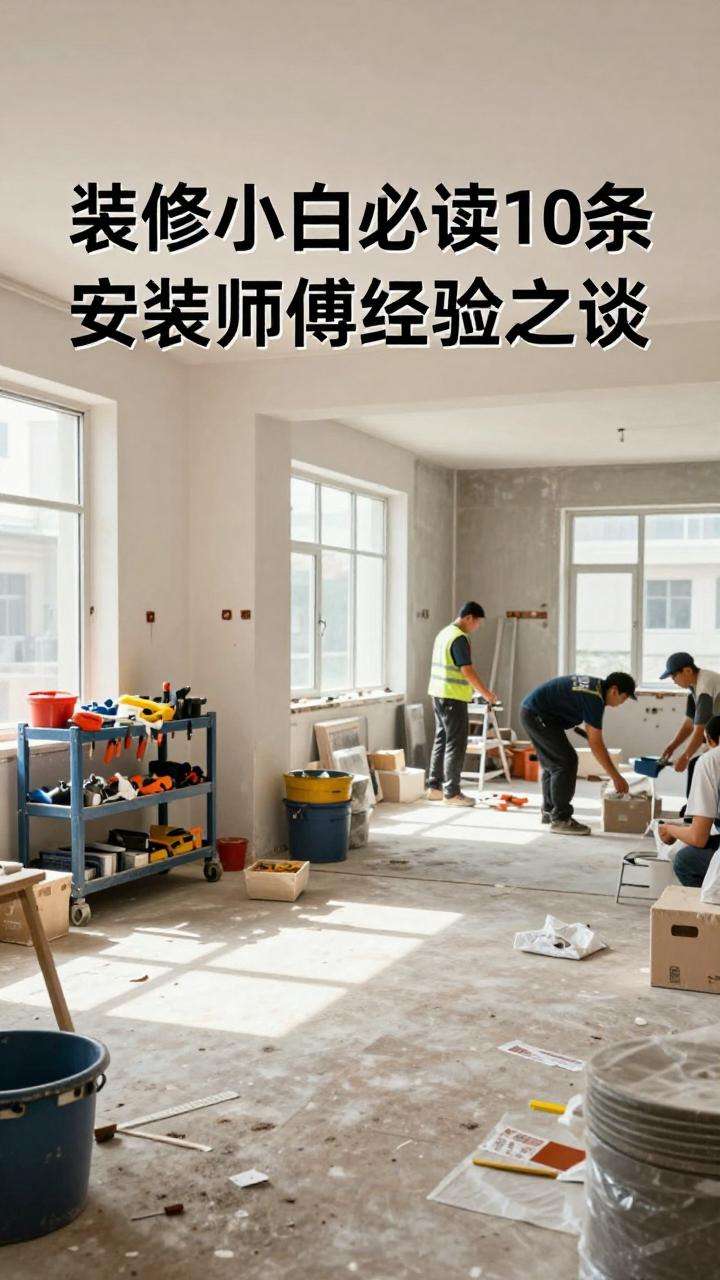 装修小白必读：10条安装师傅的经验之谈，让你少走弯路！