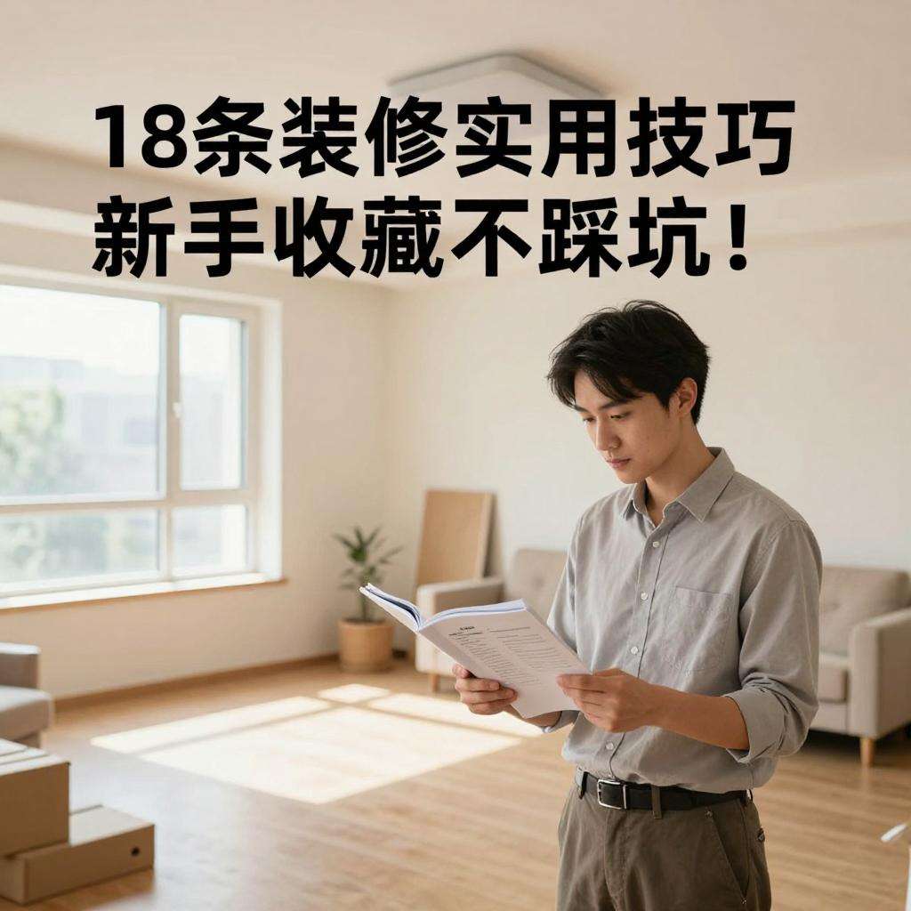 18条装修实用技巧，新手收藏不踩坑！