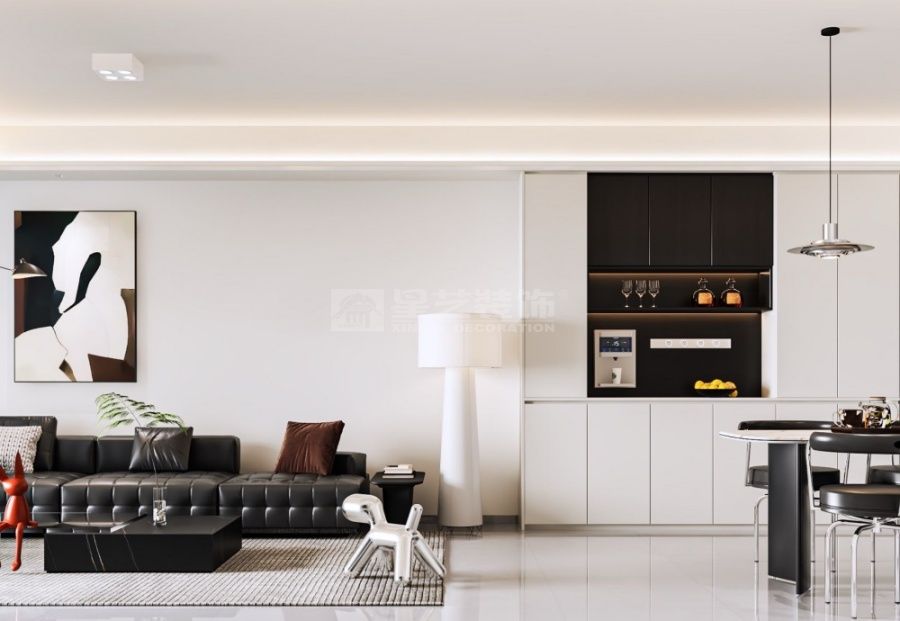 现代东方小区现代黑白灰风格(图3)