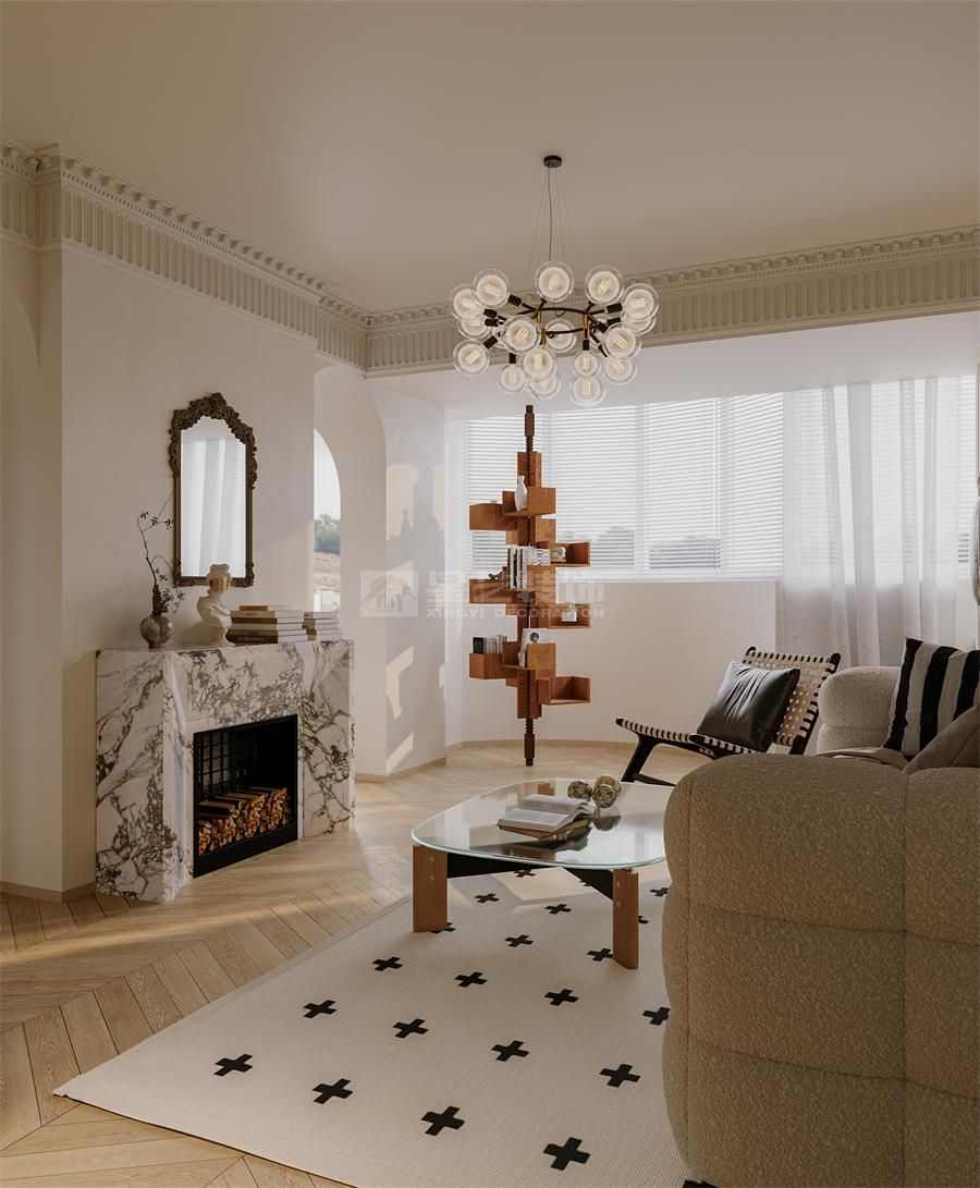 90平的法式也很香(图2)