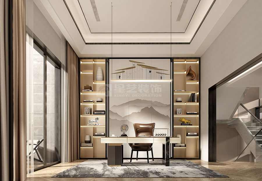 顶复新中式奢宅(图11)