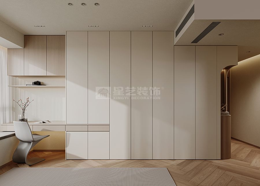 柔棕雅境，松弛感的现代轻奢居(图8)