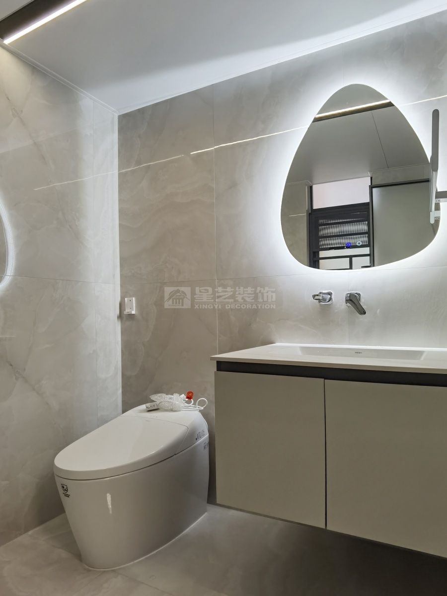 贺州江滨华府17-03户型现代风实景(图19)