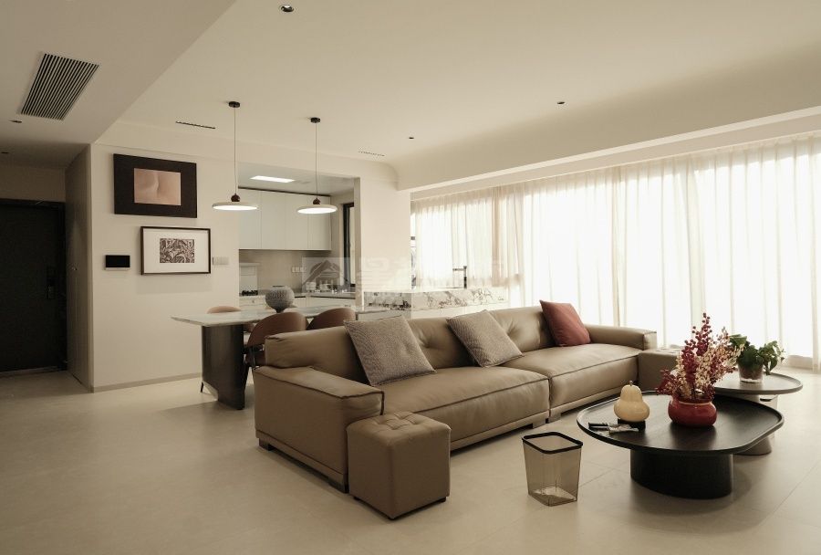 贺州江湾幸福里21栋02户型现代奶油风(图2)