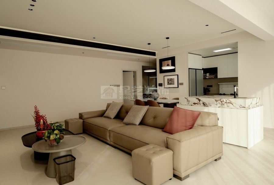 贺州江湾幸福里21栋02户型现代奶油风(图1)