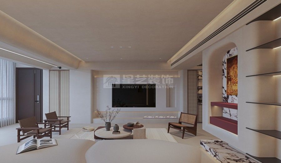 万科玖龙台（奶油侘寂风）(图1)