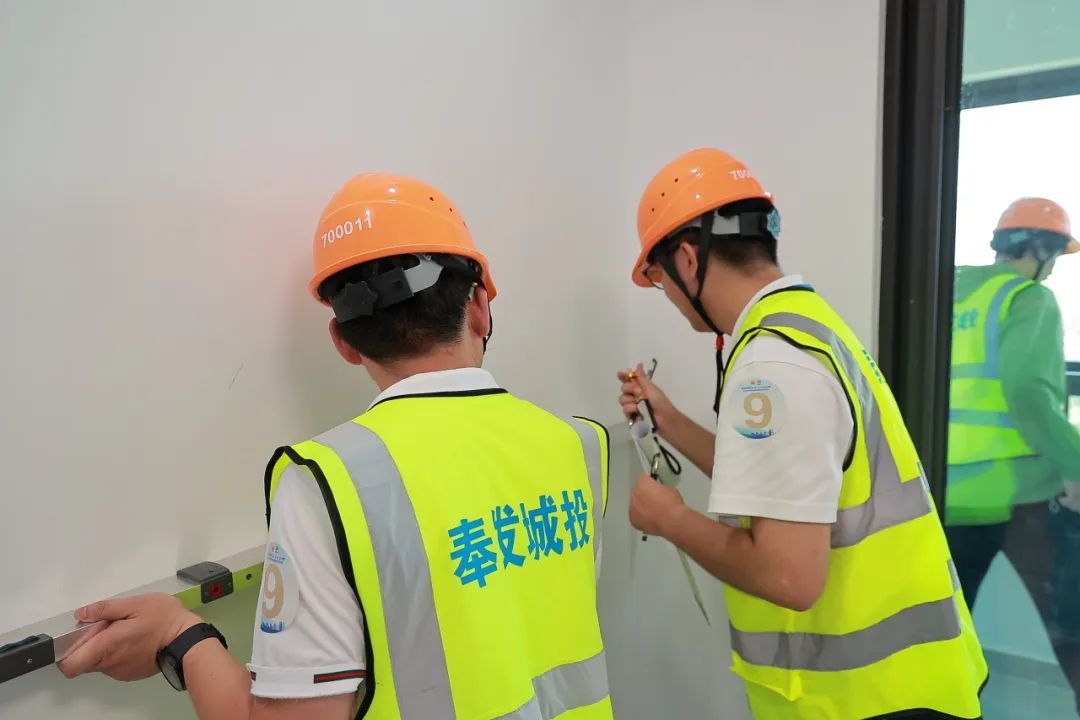 奉发集团职工技术技能大赛之装修质量检查验收比武活动