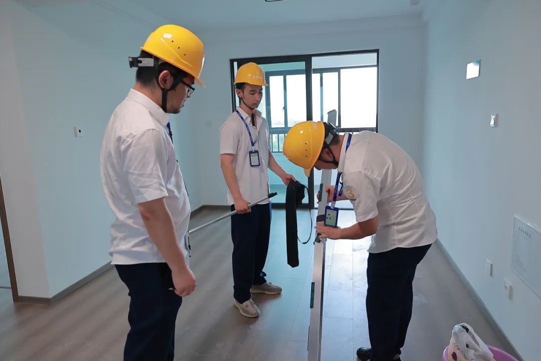 奉发集团职工技术技能大赛之装修质量检查验收比武活动