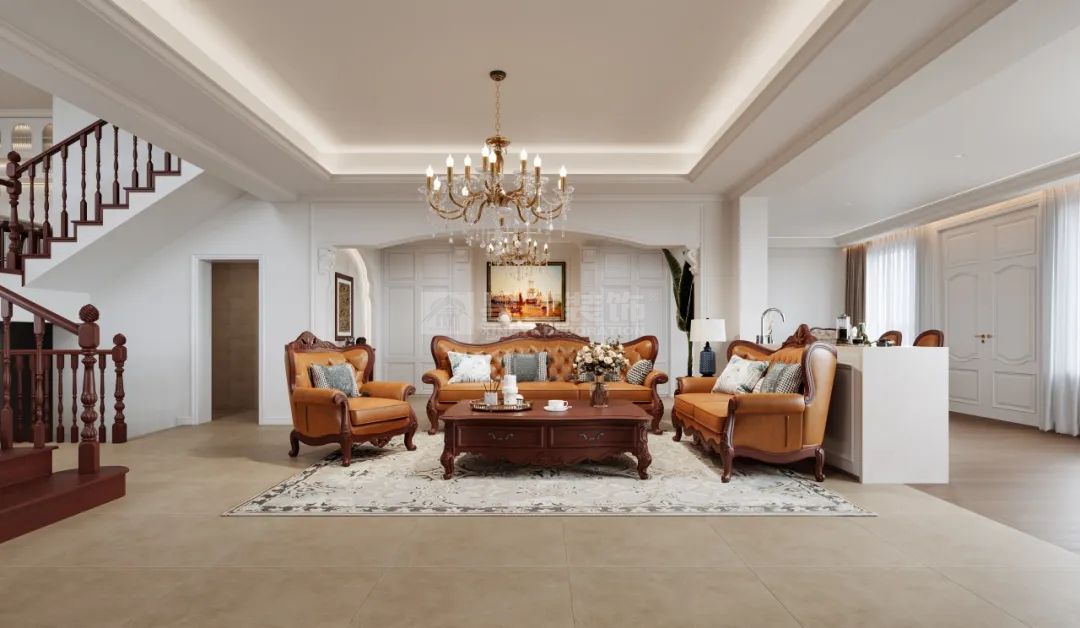 300㎡复式空间，藏着现代简欧风的高级浪漫(图1)