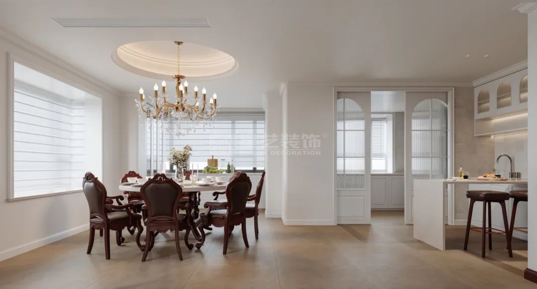 300㎡复式空间，藏着现代简欧风的高级浪漫(图5)