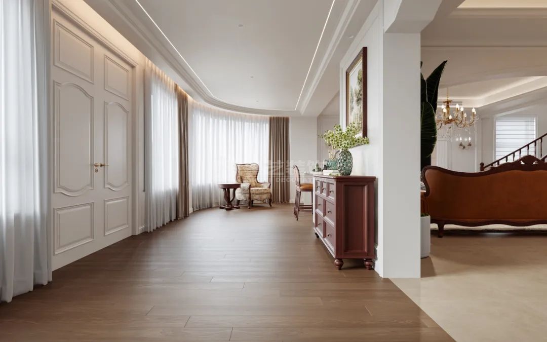 300㎡复式空间，藏着现代简欧风的高级浪漫(图4)