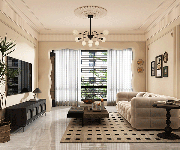 这样的法式奶油风美宅，谁看了不想把家重新装一遍？