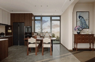 美式格调大宅：从挑空光影到木质温情，打造治愈系高级生活场(图6)