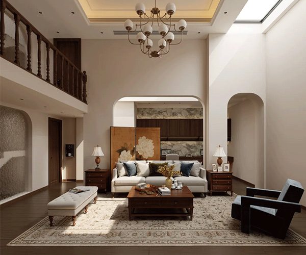 美式格调大宅：从挑空光影到木质温情，打造治愈系高级生活场