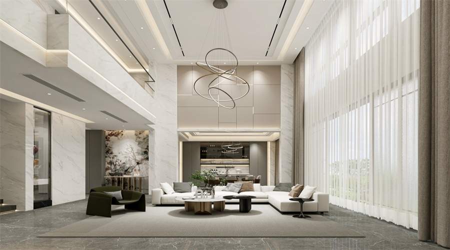 意式现代轻奢风-绿地城别墅