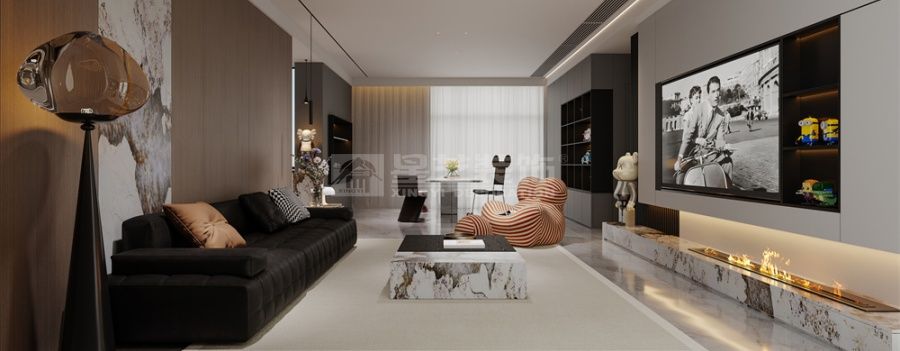 意式轻奢-茂林自建别墅(图4)