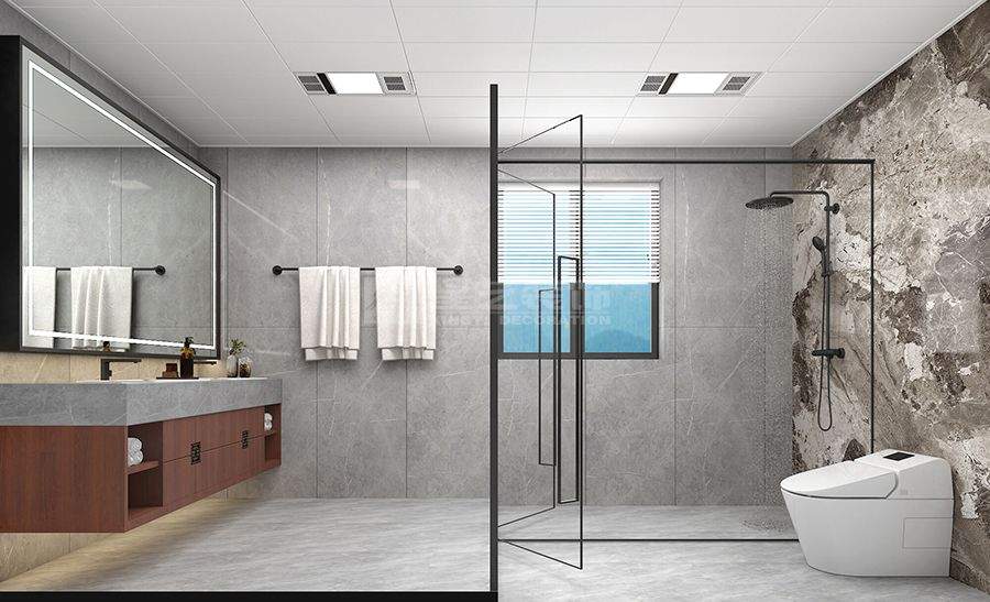 华南名宇顶楼复式-美式新中(图10)