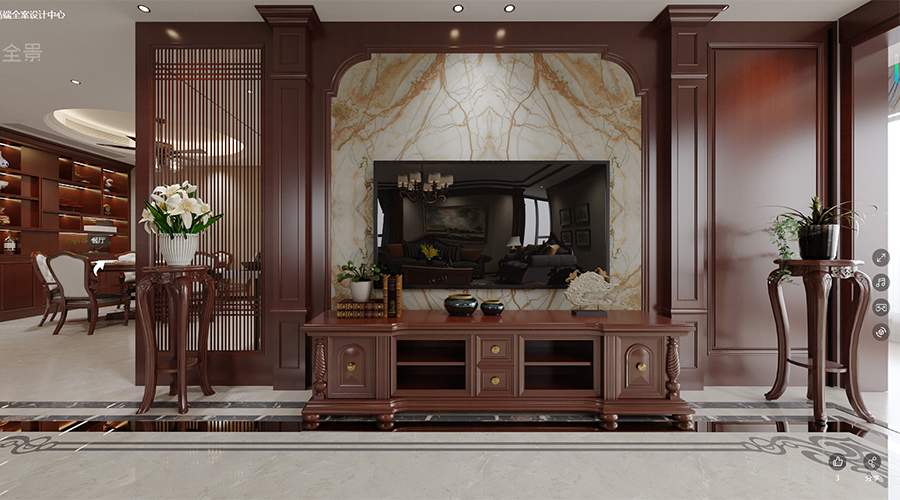 华南名宇顶楼复式-美式新中