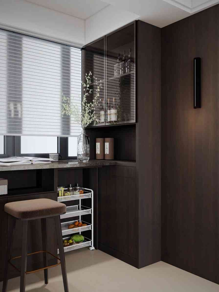 靠窗小吧台！咖啡早餐+隐藏收纳，我家餐厅颜值翻倍了