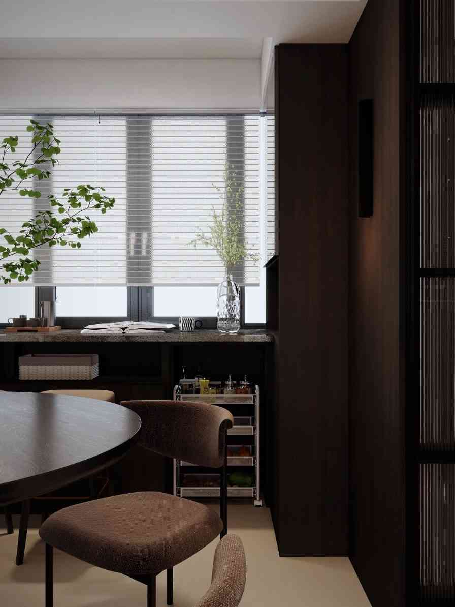 靠窗小吧台！咖啡早餐+隐藏收纳，我家餐厅颜值翻倍了