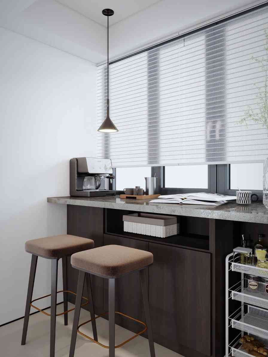 靠窗小吧台！咖啡早餐+隐藏收纳，我家餐厅颜值翻倍了