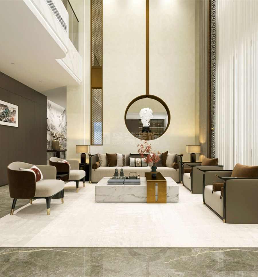 绿地城-现代轻奢风别墅(图1)