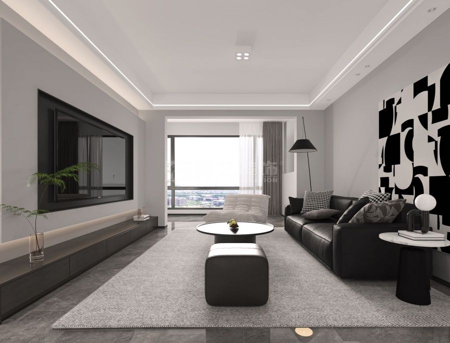 现代简约风-东方河畔(图1)