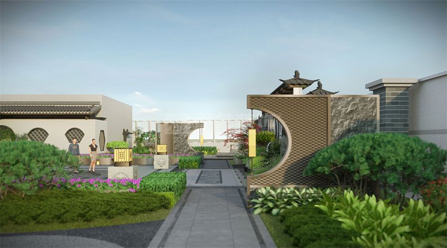 企业会所园林(图12)