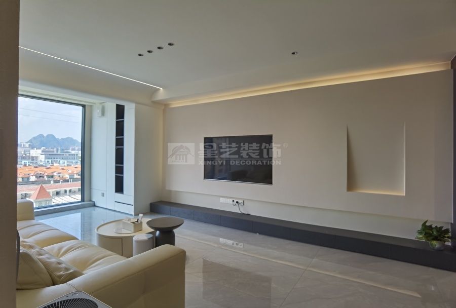 壹品江山6栋110平现代风实景(图4)