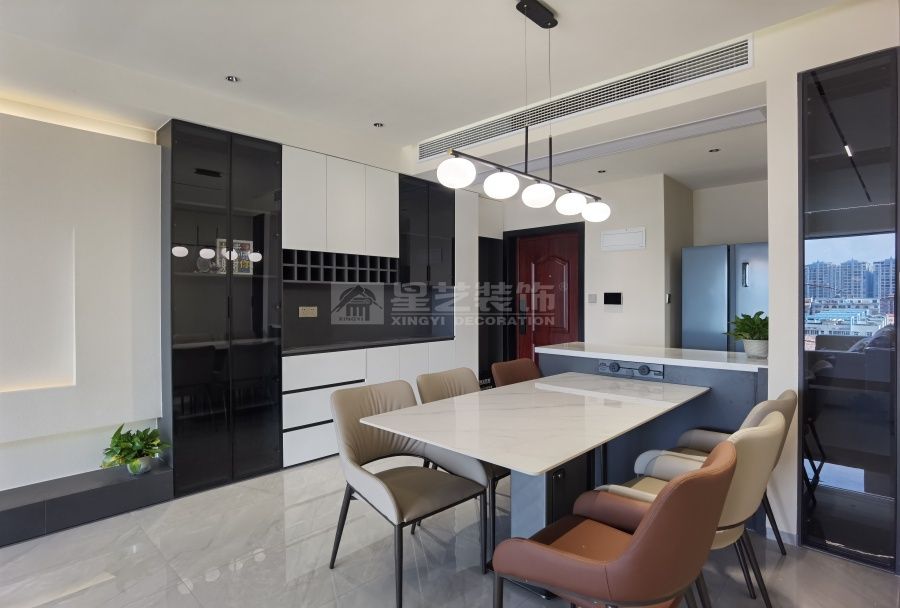 壹品江山6栋110平现代风实景(图9)