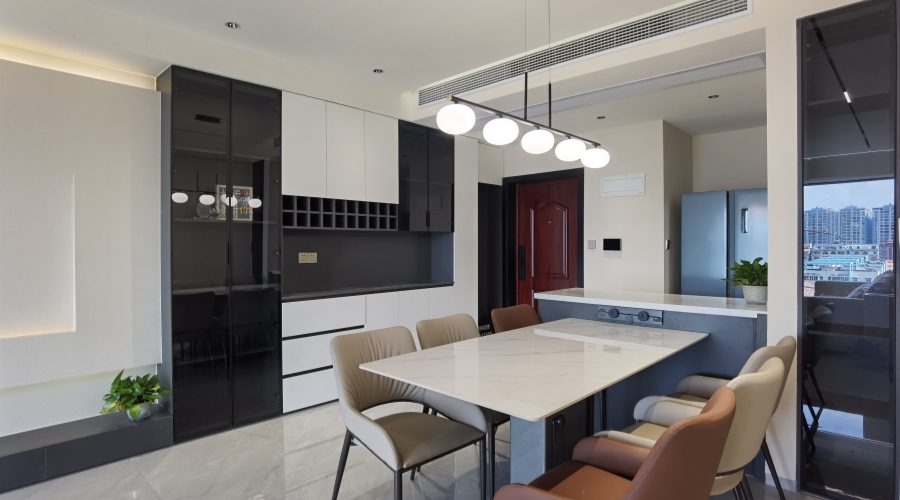 壹品江山6栋110平现代风实景