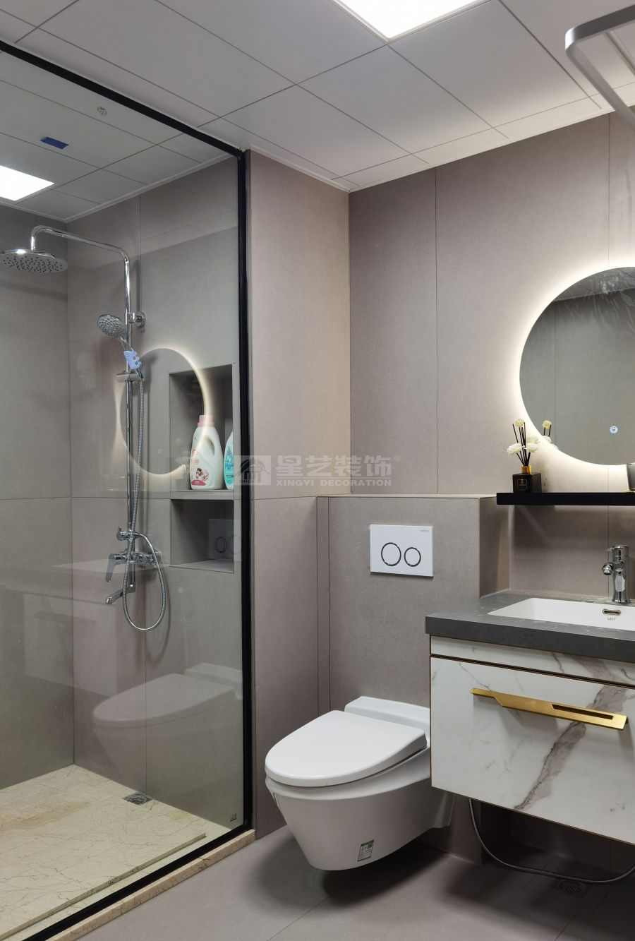 滨江一号190平新中式风格实景(图19)