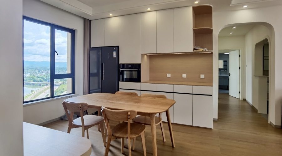 贺江幸福里13-03户型原木风实景