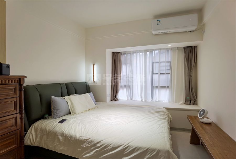 贺州彰泰郡120平四房现代原木风实景(图29)