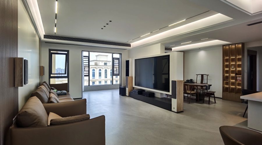 桂东广场现代风复式实景