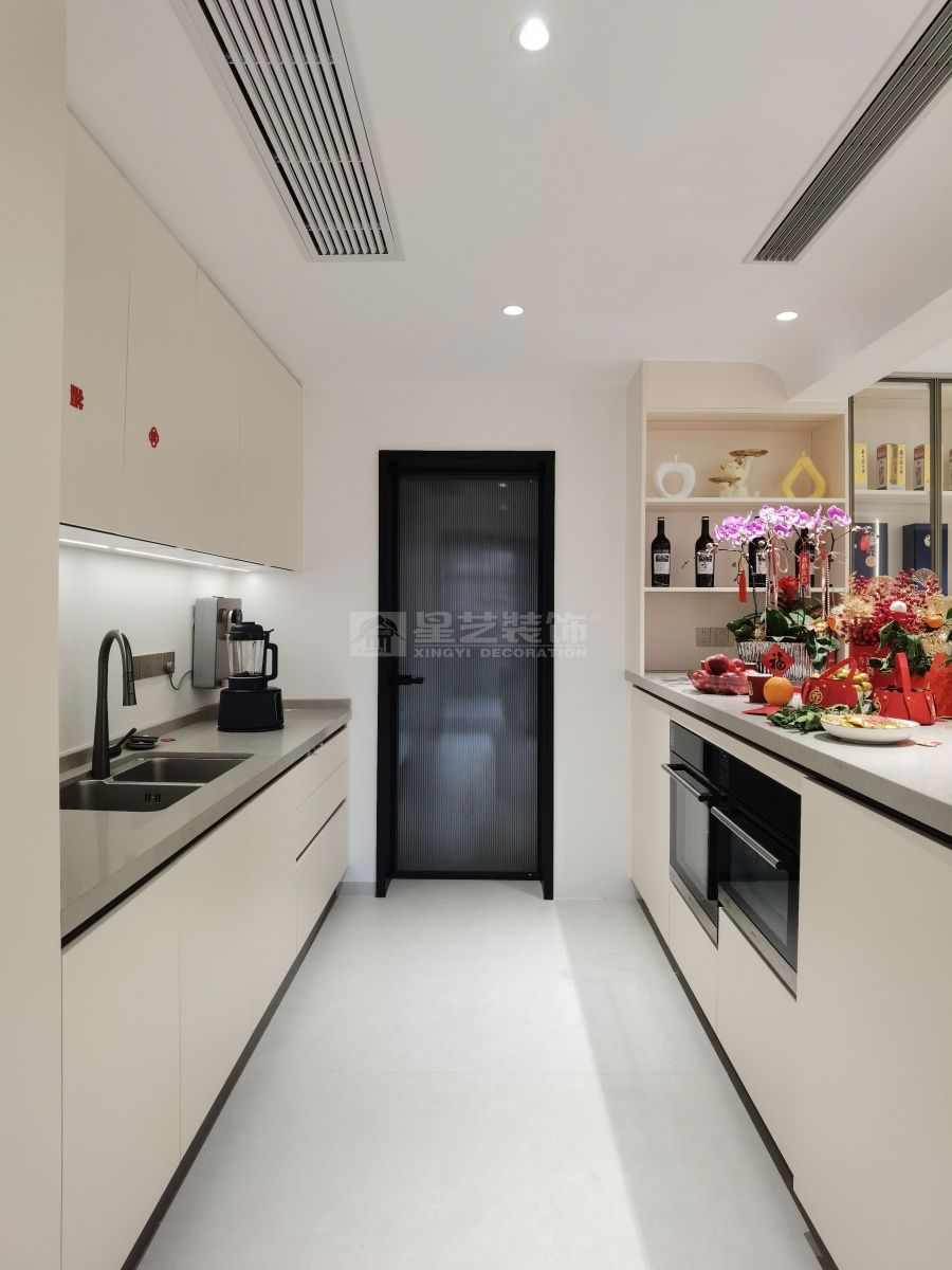 江滨华府280平现代风实景(图9)