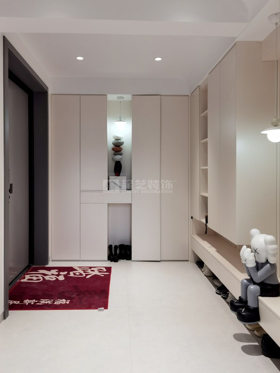 江滨华府280平现代风实景(图11)