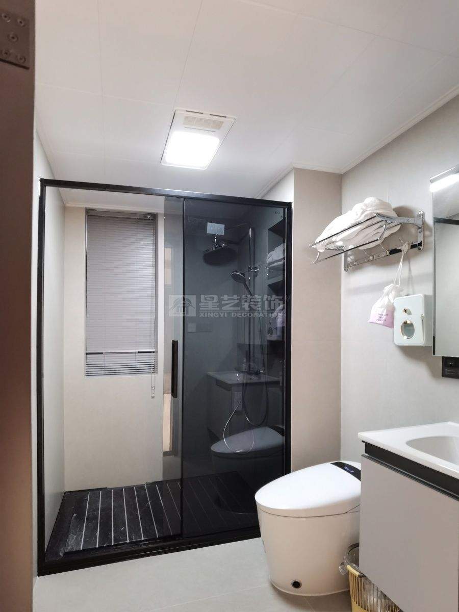 江滨华府280平现代风实景(图13)