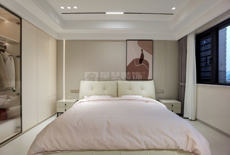 江滨华府280平现代风实景(图19)