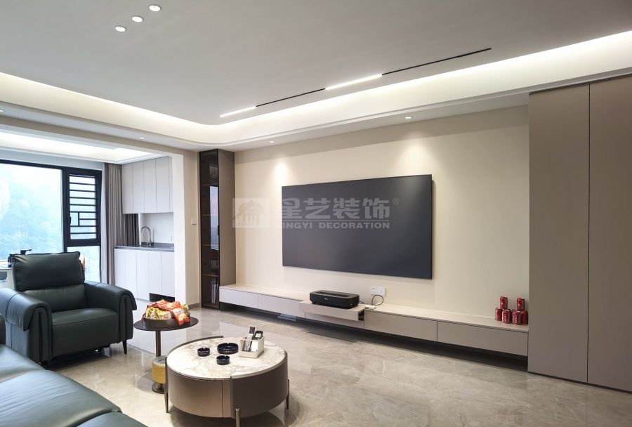 帝景湾02户型现代简约风实景(图4)