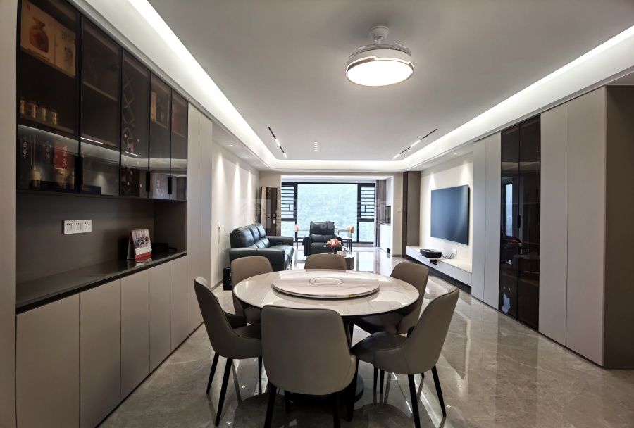 帝景湾02户型现代简约风实景(图7)