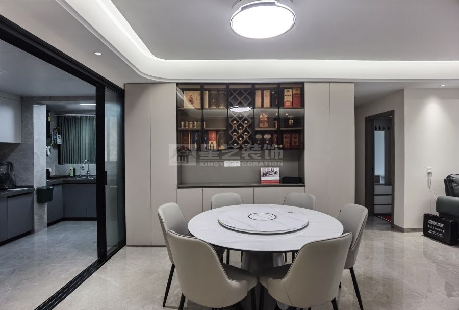 帝景湾02户型现代简约风实景(图8)