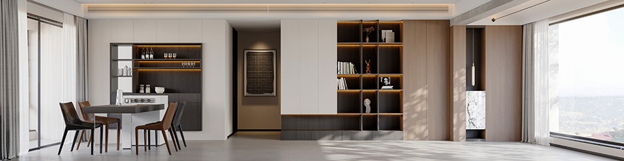华发横琴湾大平层—意式极简(图1)