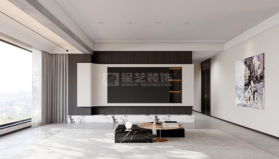 华发横琴湾大平层—意式极简(图2)