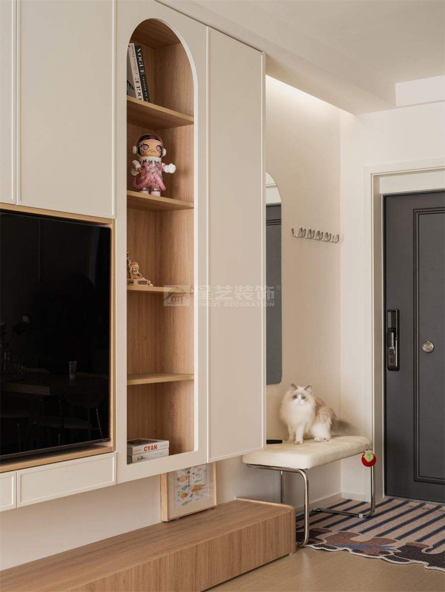 贾瑶华府-原木奶油风-89平(图5)