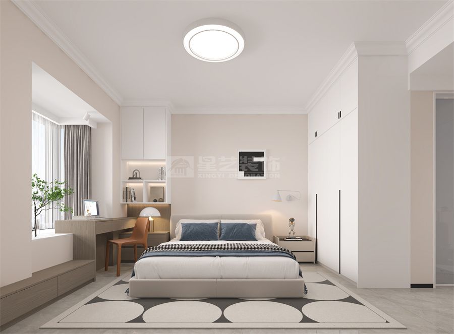 暖色现代风格大平层(图8)