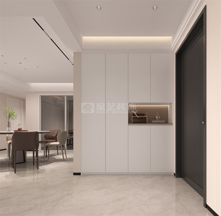 暖色现代风格大平层(图12)