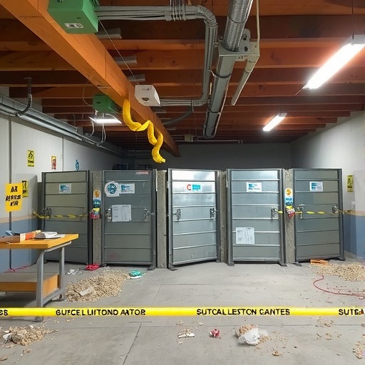 装修现场防火分隔不符合要求，北京怀柔消防依法予以查封